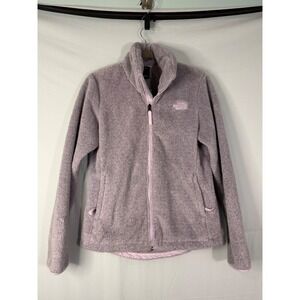 The North Face Osito Fleece Jacket Womens Medium Purple Excellent Full Zip Soft